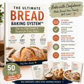 The Busy Mom Homemade Bread System™ | 50 Bread Recipes, Baking Guide, Freezer Tips & Printable Planner